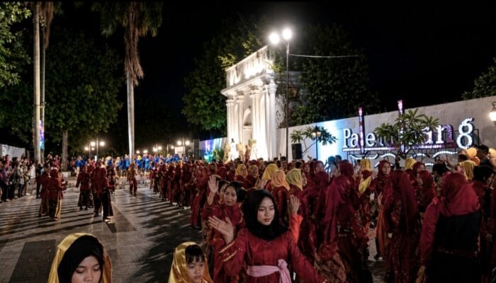 Gaung Genderang Darussalam KASTA Sumsel di Lawang Borotan