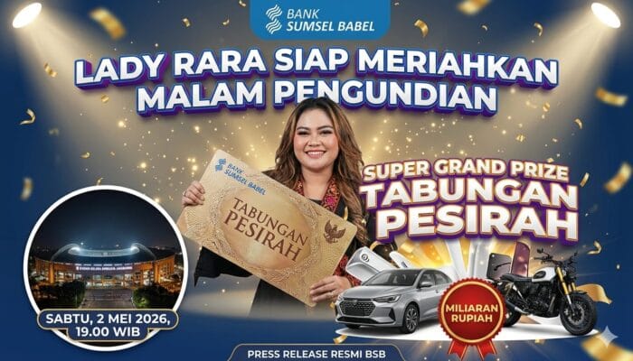 Lady Rara Meriahkan Pengundian Super Grand Prize Tabungan Pesirah
