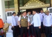 Dampingi Menko Polkam, Herman Deru dan Cik Ujang Ajak Masyarakat Sumsel Jaga Kondusivitas