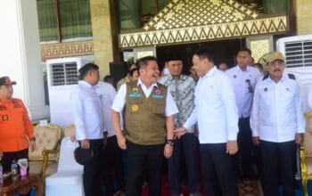 Dampingi Menko Polkam, Herman Deru dan Cik Ujang Ajak Masyarakat Sumsel Jaga Kondusivitas
