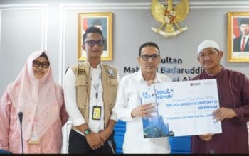 InJourney Airports SMB II Palembang Salurkan Hewan Qurban untuk Santri TPQ Miftahul Jannah