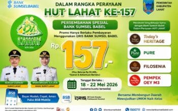 Bank Sumsel Babel Dongkrak UMKM Lewat Promo Belanja Rp157 Spesial HUT Lahat,