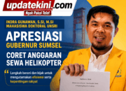 Mahasiswa Doktoral Unsri Apresiasi Gubernur Sumsel Coret Anggaran Sewa Helikopter