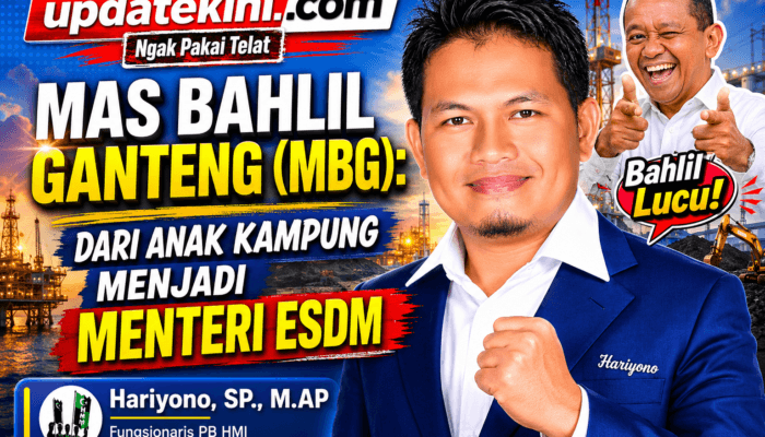 Mas Bahlil Ganteng (MBG): Dari Anak Kampung Menjadi Menteri ESDM