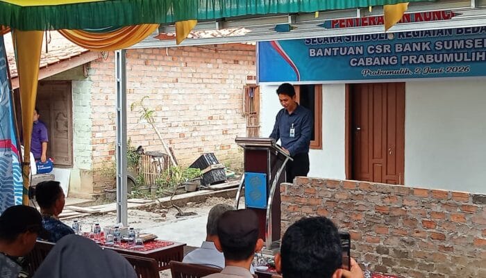 Dua Rumah Baru Masuk Program Bedah Rumah Bank Sumsel Babel pada 2026
