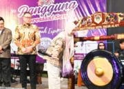 Pukulan Gong Plt Wako Bazar Besemah Expo Kota Pagar Alam Ke-22 Resmi di Buka