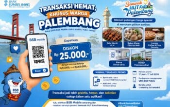BSB Mobile Hadirkan Promo Diskon di Sejumlah Merchant Meriahkan HUT Kota Palembang