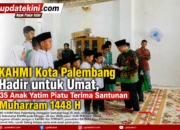 KAHMI Kota Palembang Hadir untuk Umat, 35 Anak Yatim Piatu Terima Santunan Muharram 1448H