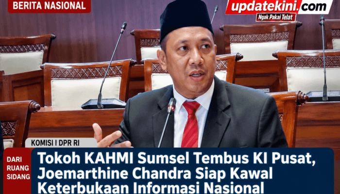 Tokoh KAHMI Sumsel Tembus KI Pusat, Joemarthine Chandra Siap Kawal Keterbukaan Informasi Nasional