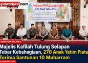 Majelis Kafilah Tulung Selapan Tebar Kebahagiaan, 270 Anak Yatim Piatu Terima Santunan 10 Muharram