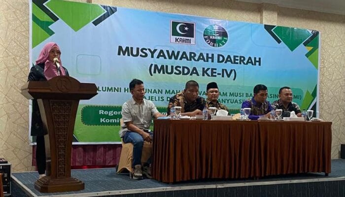 Heny Susantih Buka Musda MD KAHMI Muba, Chandra Wijaya Terpilih Aklamasi
