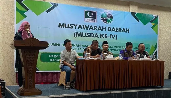 Heny Susantih Buka Musda MD KAHMI Muba, Chandra Wijaya Terpilih Aklamasi