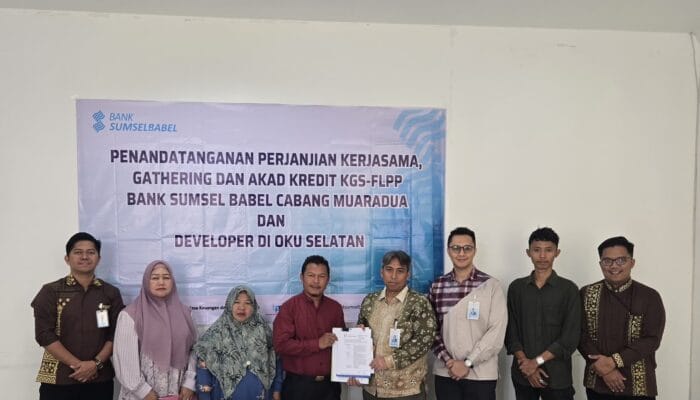 Bank Sumsel Babel Cabang Muaradua Perkuat Sinergi dengan Pengembang Perumahan, Perluas Akses Pembiayaan KPR FLPP dan KSG di OKU Selatan