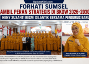FORHATI Sumsel Ambil Peran Strategis di BKOW 2026–2030, Heny Susanti Resmi Dilantik Bersama Pengurus Baru