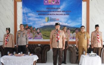 Kontingen Pramuka Kota Pagar Alam Wakili Sumsel di Jambore Nasional XII Cibubur