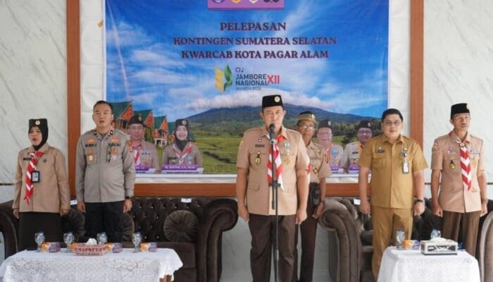 Kontingen Pramuka Kota Pagar Alam Wakili Sumsel di Jambore Nasional XII Cibubur