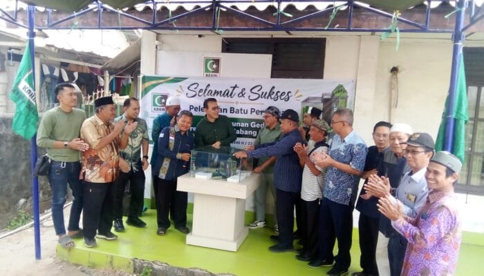 MW KAHMI Sumsel Letakkan Batu Pertama Pembangunan Sekretariat HMI Cabang Palembang