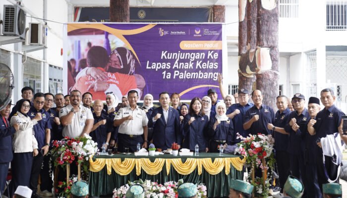 Rangkaian HUT ke-15, NasDem Sumsel Gelar Bakti Sosial, Run hingga Bedah Rumah